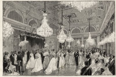 Sadi Carnot (1837-1894) Président français de 1887 à 1894 et sa femme au palais de l