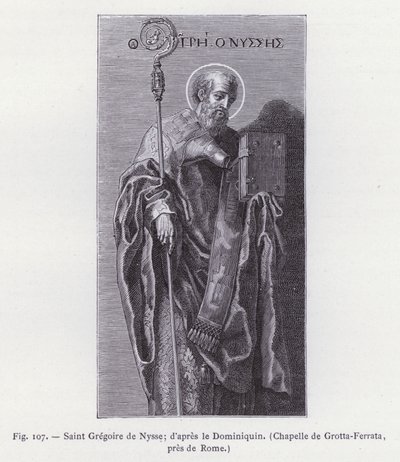 Saint Grégoire de Nysse; d