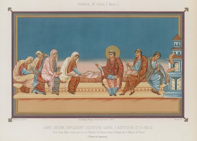 Saint Jérôme expliquant les Saintes Écritures - French School