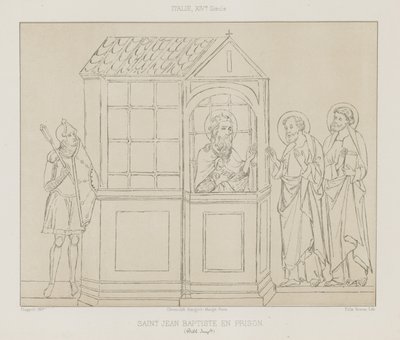 Saint Jean-Baptiste en prison - French School