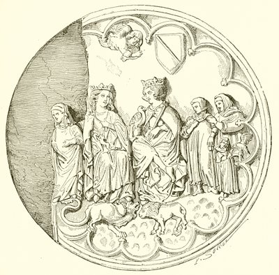 Saint Louis et Blanche de Castille - French School