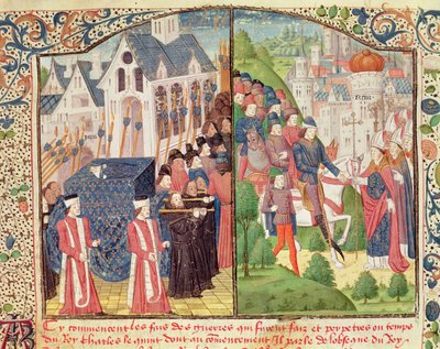 Les funérailles de Saint Louis à Paris en 1270 et l