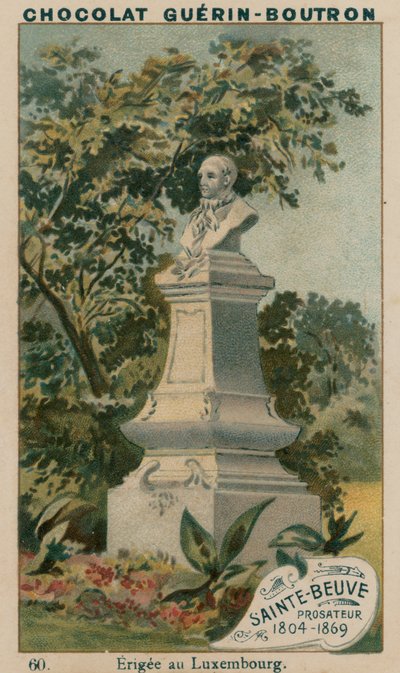 Sainte-Beuve, Prosateur, 1804-1869, Érigée au Luxembourg - French School