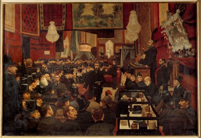 Vente aux enchères au 19e siècle Peinture anonyme de l