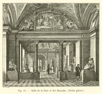 Salle de la Paix et des Romains, Petite galerie - French School