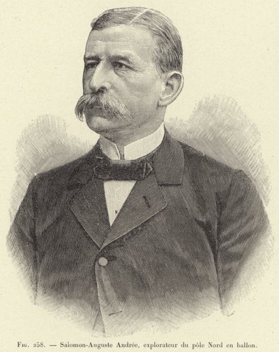 Salomon-Auguste Andrée, explorateur du pôle Nord en ballon - French School