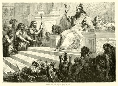 Salomon dans toute sa gloire - French School