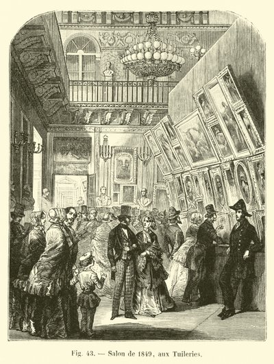 Salon de 1849, aux Tuileries - French School