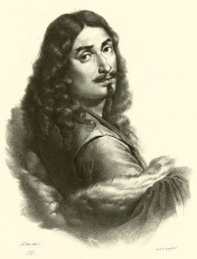 Salvator Rosa, portrait - French School