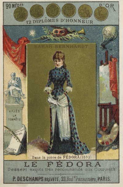 Sarah Bernhardt, actrice française - French School