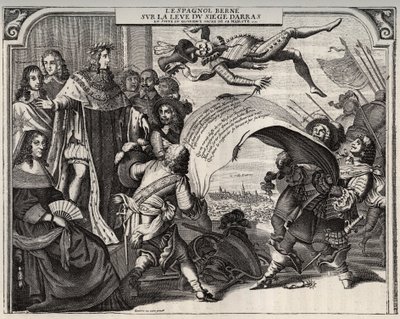 Allégorie satirique sur la levée du siège d
