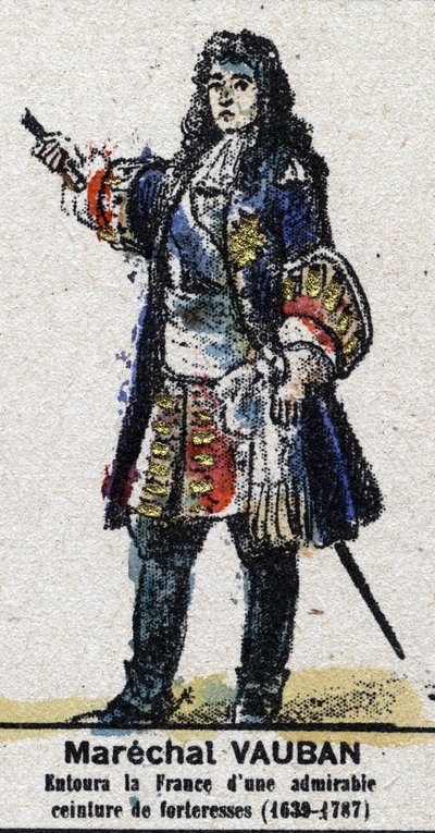 Sébastien Le Prestre de Vauban (1633-1707), maréchal de France. Dans "Galerie des rois et reines de France et des personnages illustres de 1643 à 1895" Image d