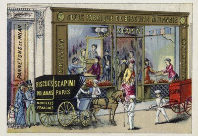 Biscuits Scapini Milanese, Paris - French School