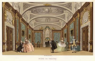 Scène de théâtre - French School