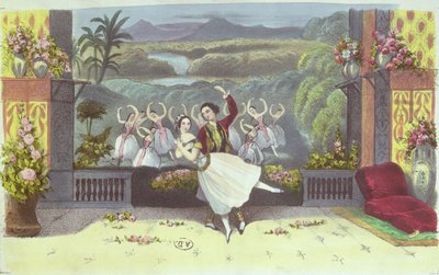Scène de La Péri par Jean Coralli (1779-1854) et Théophile Gautier (1811-72) 1843 - French School