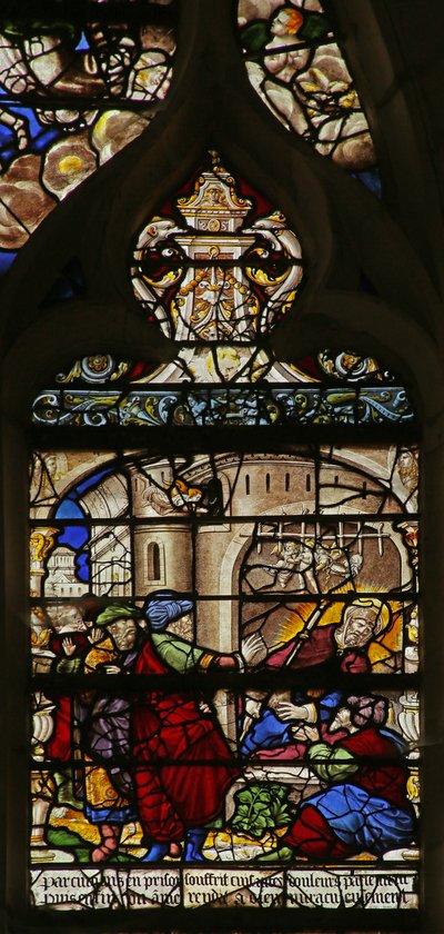 Scène de la vie de Saint Roch : la mort du saint - French School