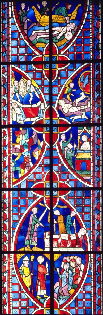Scène de la vie de Saint Vincent, 1245-7 - French School