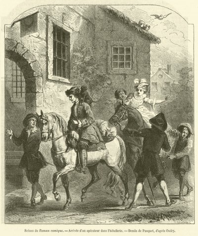 Scènes du Roman comique, Arrivée d