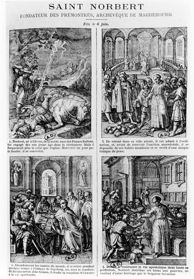 Scènes de la vie de Saint Norbert, fondateur de l