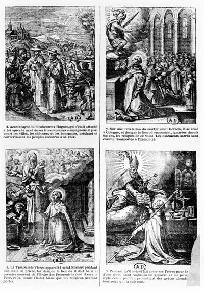 Scènes de la vie de Saint Norbert, fondateur de l
