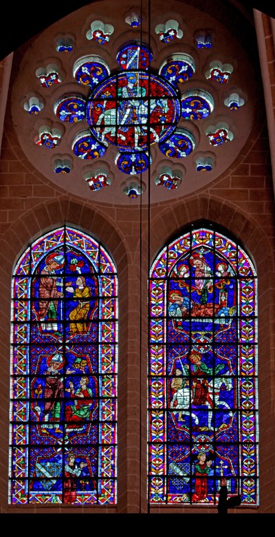 Scènes de la vie de Saint Martin; donateur - Thibault VI, Comte de Chartres - French School