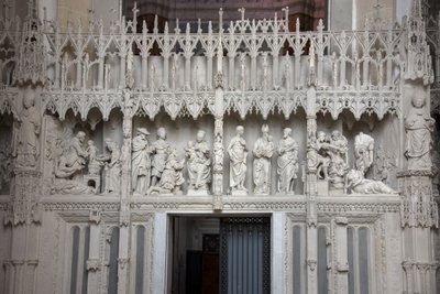 Scènes du chœur de la cathédrale de Chartres - French School