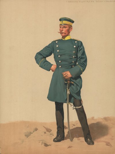 Lieutenant du Régiment des Dragons Silésiens No 4, Interinsrock - French School