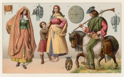 Costume écossais - French School