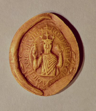 Sceau de Robert II (vers 970-1031) le Pieux, 997 après J.-C. - French School