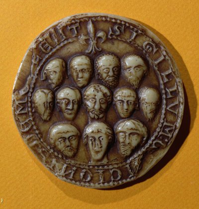 Sceau du conseil de la Commune de Meulan, 1195 - French School