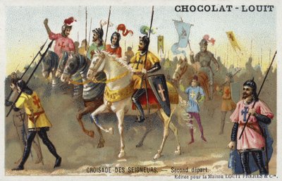 Deuxième départ de la croisade des princes, 1ère croisade, 1096 - French School