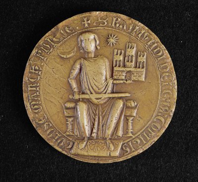 Deuxième sceau de Raymond VII (1197-1249) de Toulouse - French School