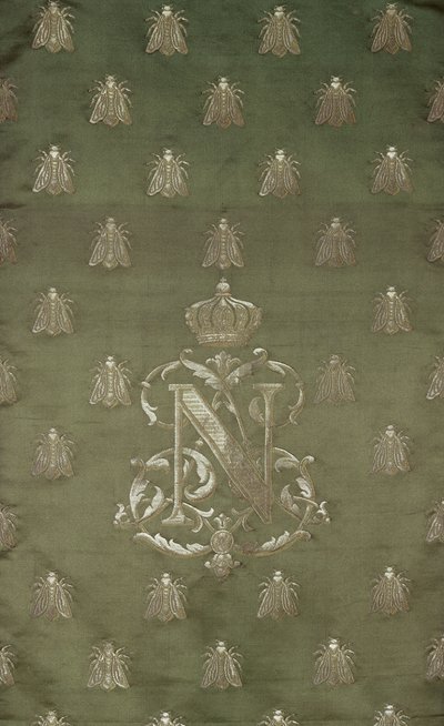 Section de damas vert et or avec l