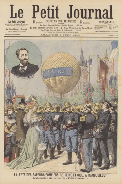 Fête de la brigade des pompiers de Seine-et-Oise à Rambouillet, Paris - French School