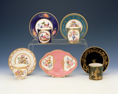 Sélection de porcelaine de Sèvres, vers 1760 - French School