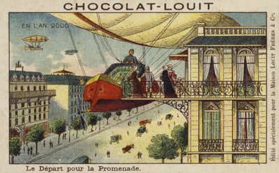 Départ pour une balade en dirigeable en l