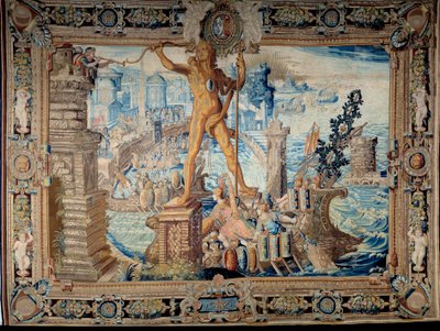Les sept merveilles du monde : le Colosse de Rhodes (statue d