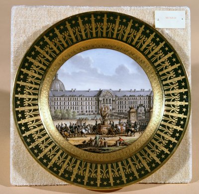 Assiette de Sèvres représentant l