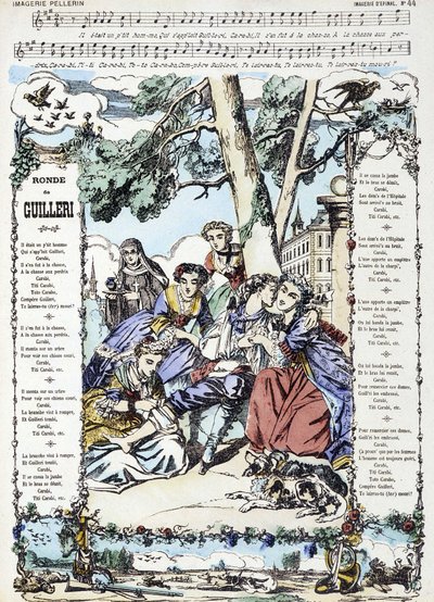 Partition de la chanson "Ronde de Guilleri" - image d