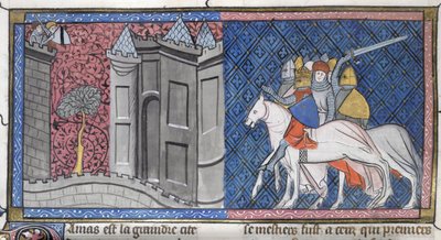 Siège de Damas - Louis VII le Jeune - French School