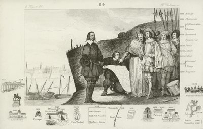 Siège de La Rochelle, France, 1627-1628 - French School