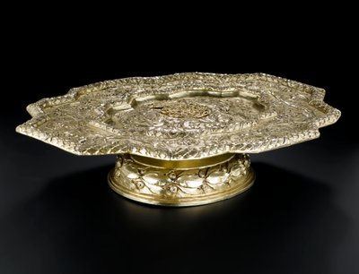 Plateau en vermeil de forme découpée, du service de toilette Lennoxlove, appartenant à Frances Teresa Stewart, duchesse de Richmond et Lennox : Français, Paris, 1666 - 1667 - French School