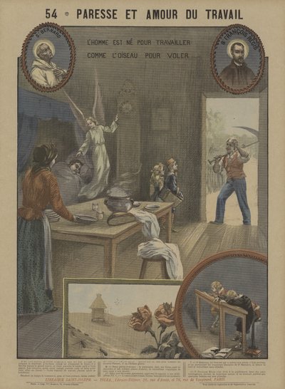 Paresse et diligence - French School