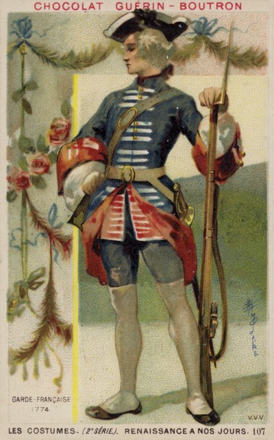 Soldat des Gardes Françaises, 1774 - French School