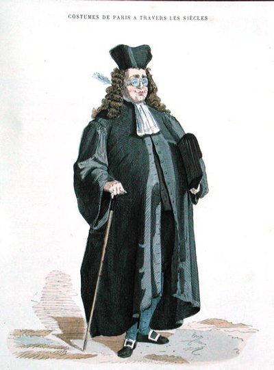 Avocat en 1725, de 
