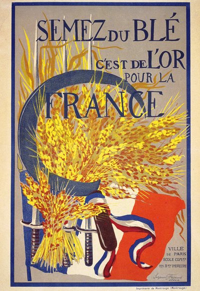 Semer du blé, c