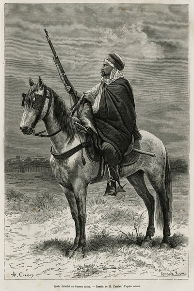 Spahi, cavalier efficace et redouté contribuant à la conquête de l