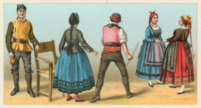 Costume espagnol - French School
