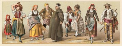Costume espagnol - French School