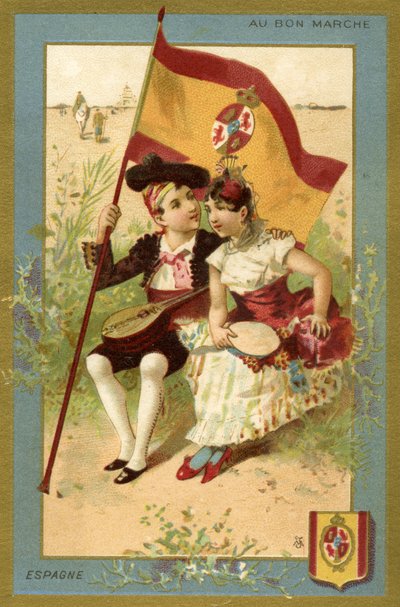 Garçon et fille espagnols, d